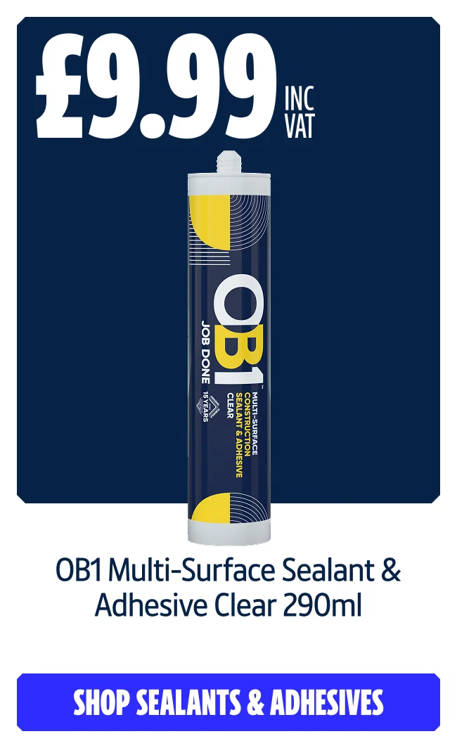 OB1 Multi-Surface Sealant & Adhesive Clear 290ml. shop sealants & adhesives