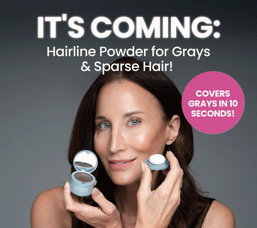 IT'S COMING: Hairline Powder for Grays & Sparse Hair!