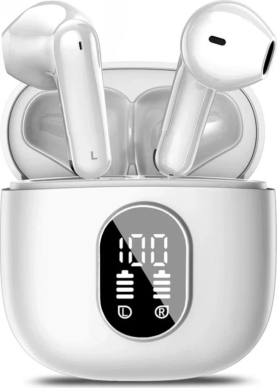 Image of Soundtrex X-Pro Draadloze oordopjes - Bluetooth Oordopjes - Oortjes draadloos - Earpods - LED Display 