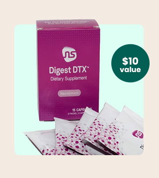 Digest DTX Travel Size Box by Neuroscience. A $10 value! Code: FREEDIGESTDTX. Get my Gift.