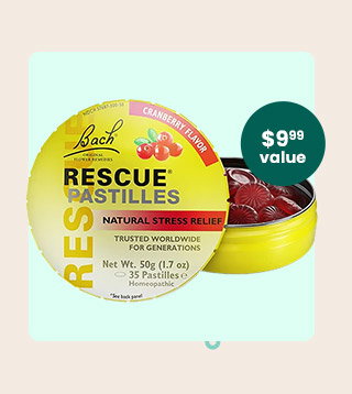 Rescue Pastilles - Natural Stress Relief, Lemon Flavor by Bach Flower Remedies. A $9.99 value! Code: FREERESCUE. Get my Gift.