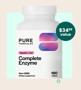 Complete Enzyme by PureFormulas. A $34.99 value! Code: FREECOMPLETE. Get my Gift.