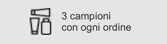 3 campioni con ogni ordine