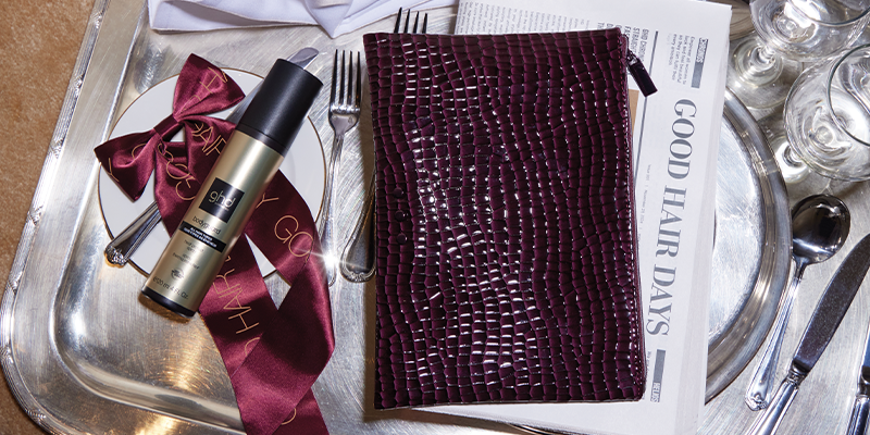 Shop ghd Style Gift Set in Cherry Chic with Hair Clip