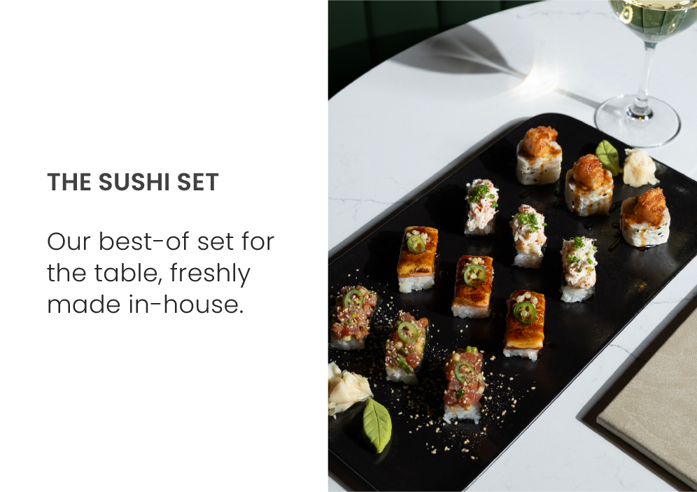 Text: Our new lineup has landed. Built for sunny cravings, long lunches and golden hour rituals. 