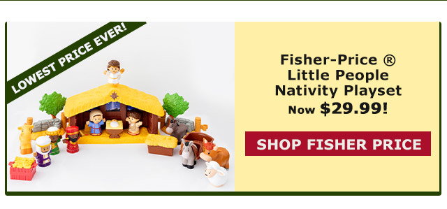 Fisher-Price Little People Nativity Playset | Lowest price Ever! Now $29.99