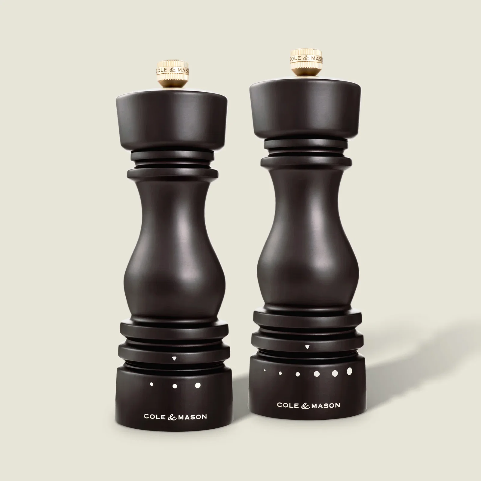 Image of London Chocolate Wood Grind Select Salt & Pepper Mills