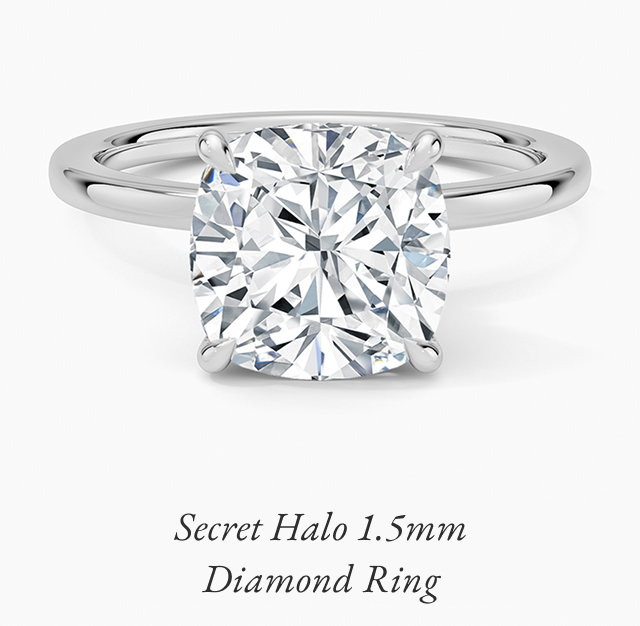 Secret Halo 1.5mm Diamond Ring