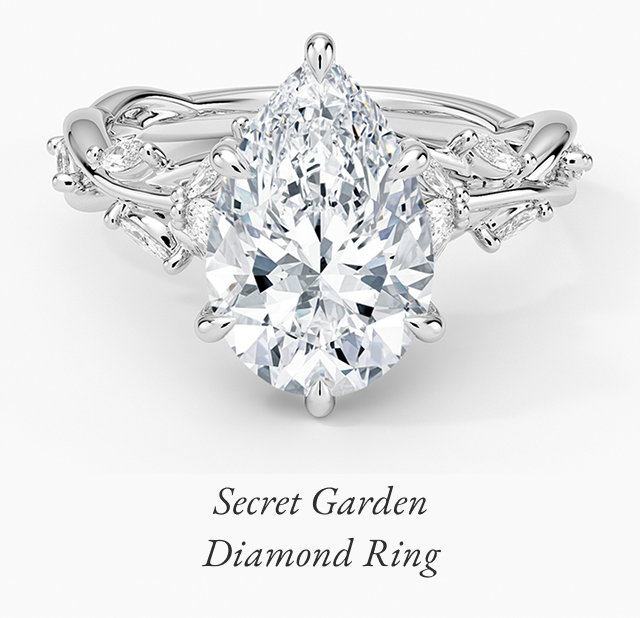 Secret Garden Diamond Engagement Ring