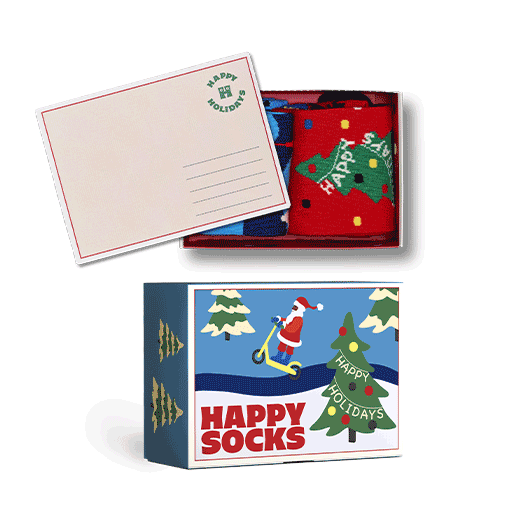2-Pack Happy Holidays Socks Gift Set