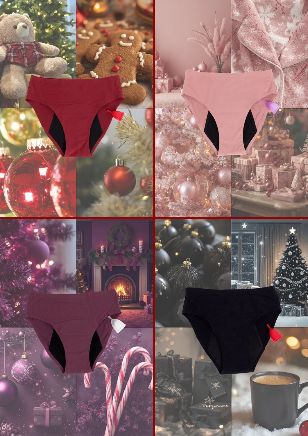 Ruby Cup Period Underwear and menstrual cups