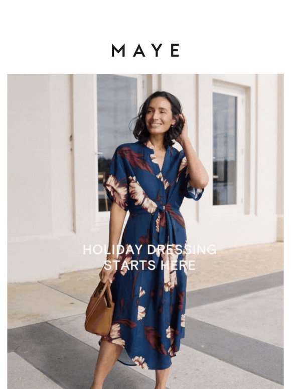 MAYE: The Harper Denim Dress Is Restocked | Milled