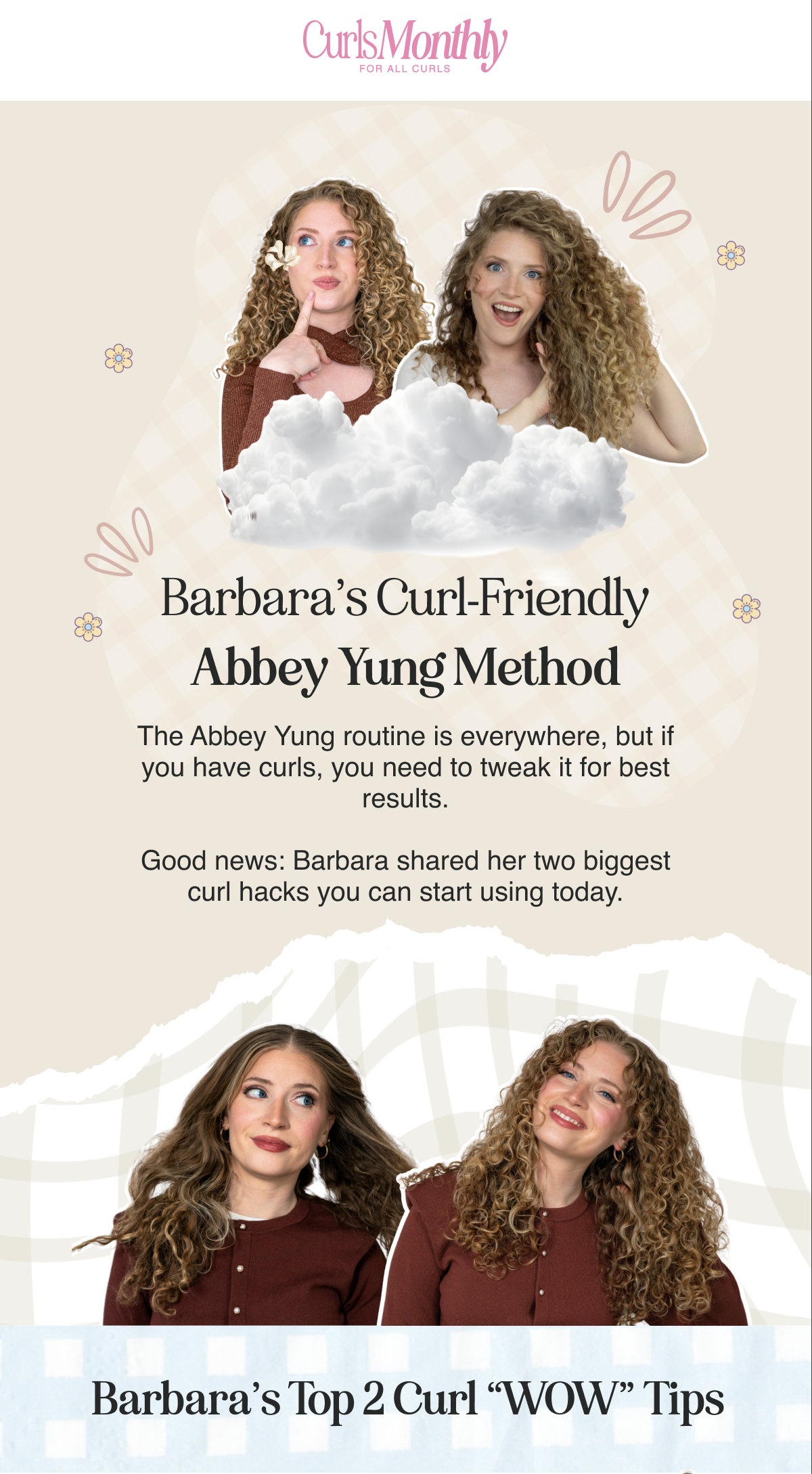 Barbara's Curl Friendly Abbey Yung Method.