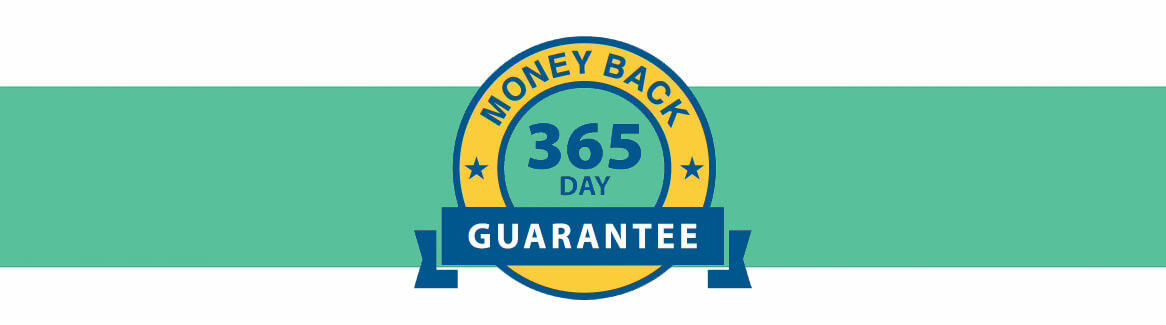 1 Year Money Back Guarantee