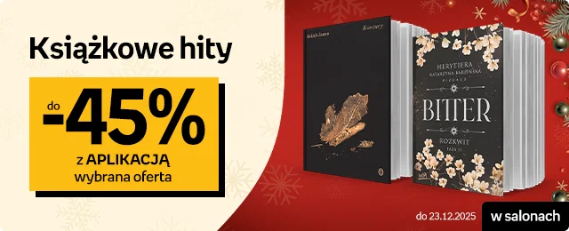 Książkowe hity do -45% z aplikacją wybrana oferta