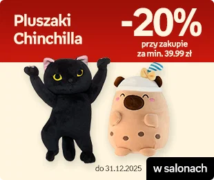 Pluszaki Chinchilla −20% przy zakupie za min. 39,99 zł, w salonach do 31.12.2025