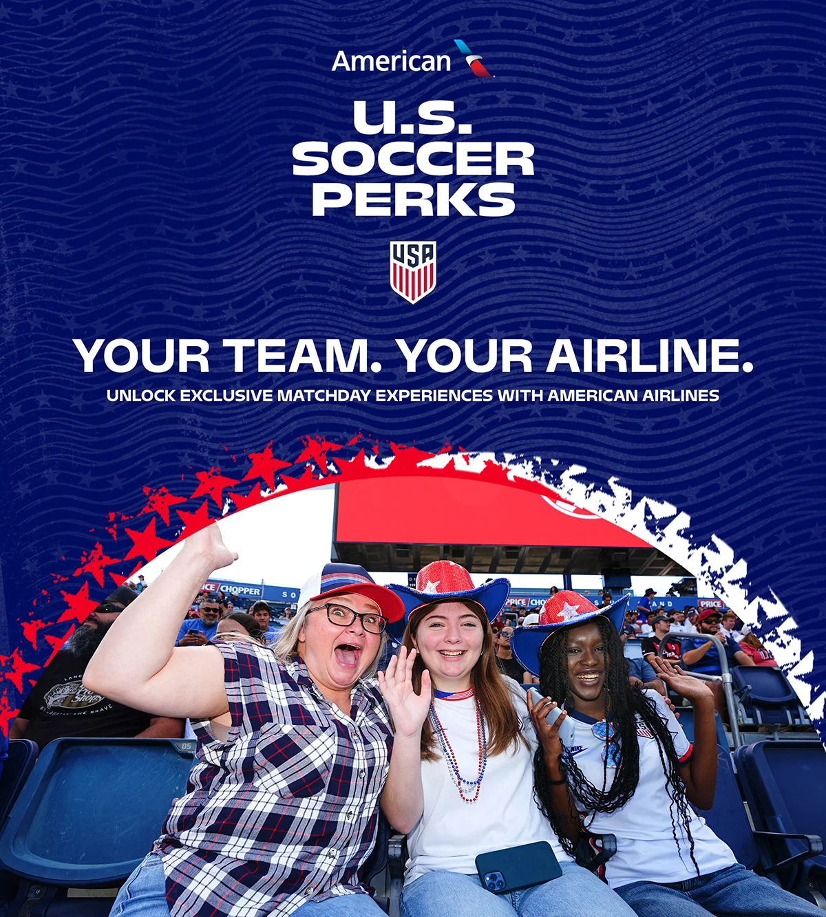 Elevate your matchday with U.S. Soccer Perks delivered by American Airlines