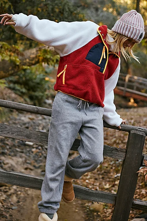 Hit The Slopes Colorblock Fleece Pullover