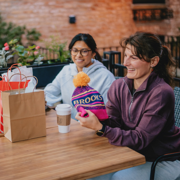 Women opening gifts