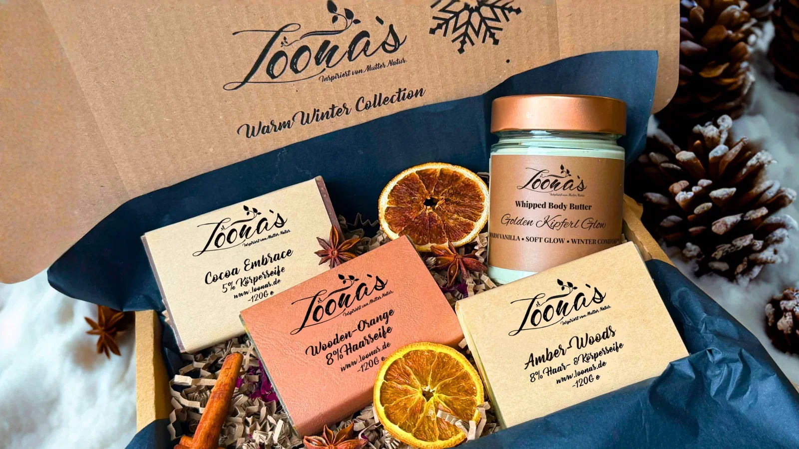 Image of NEU: Warm Winter Collection Deluxe (3 Seifen + Bodybutter)