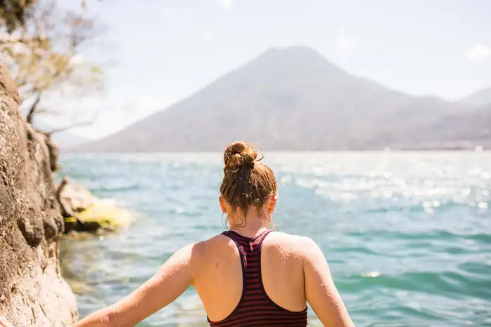 “I have never needed much of an excuse to throw myself into a cold lake…” Image link leads to article