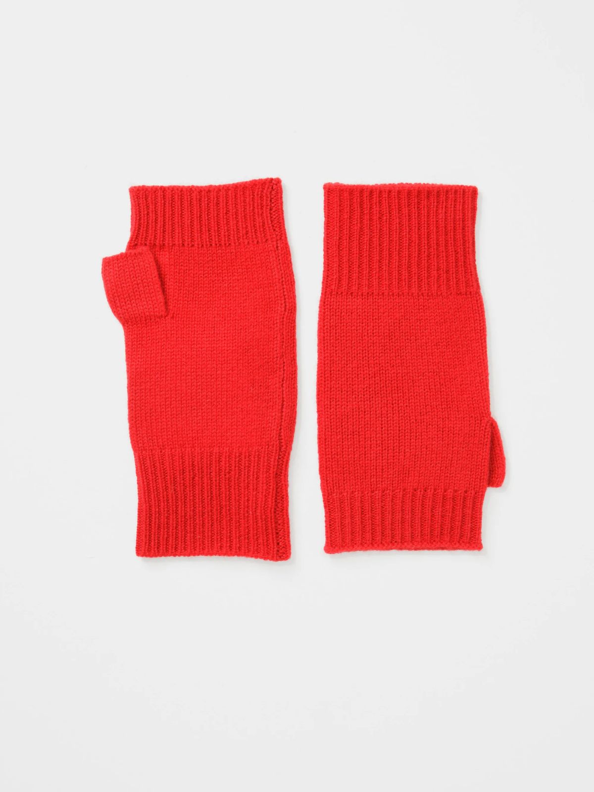 Cashmere Fingerless Mittens - Red KILTANE  Regular price£35.00