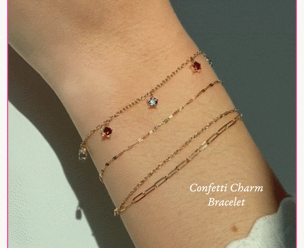 Confetti Charm Bracelet - Shop Now
