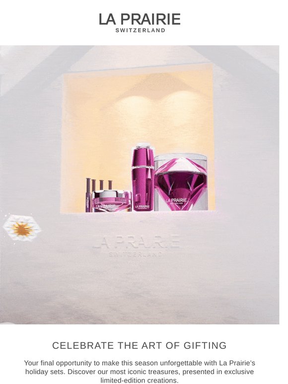 La Prairie: New in: The 2025 La Prairie Summer Wardrobe set is now