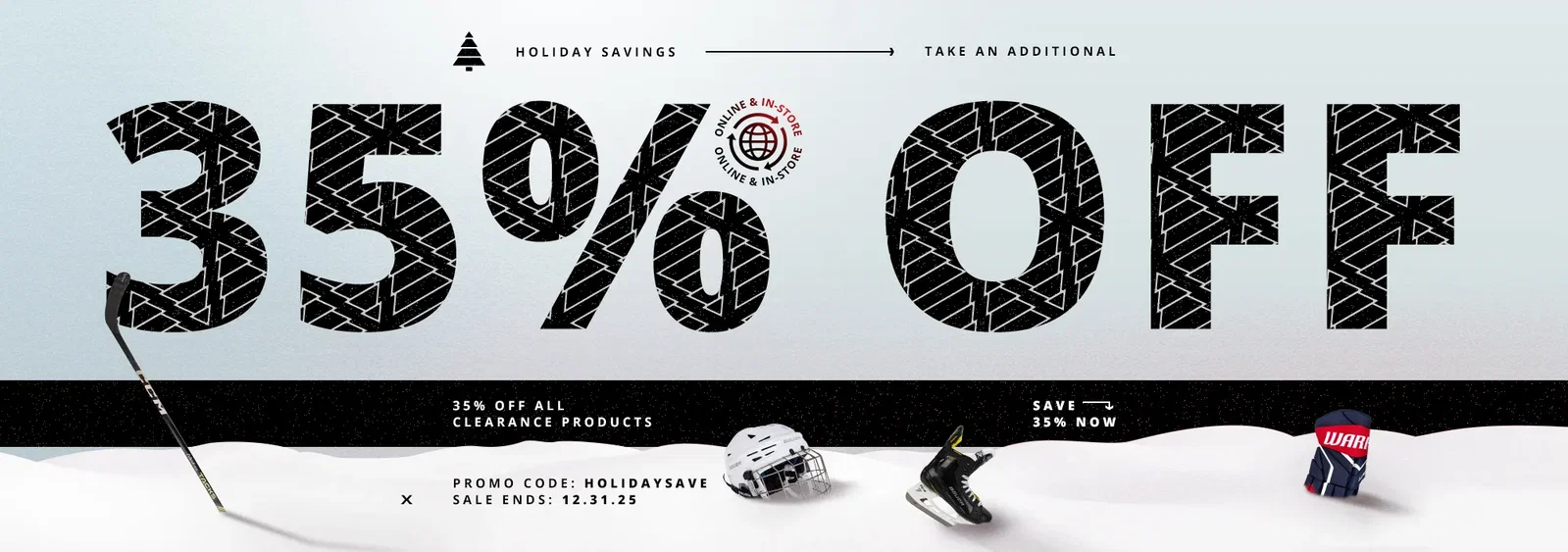 Holiday Savings: Take an additional 35% off all clearance products with promo code HOLIDAYSAVE. Sale ends 12/31/25.