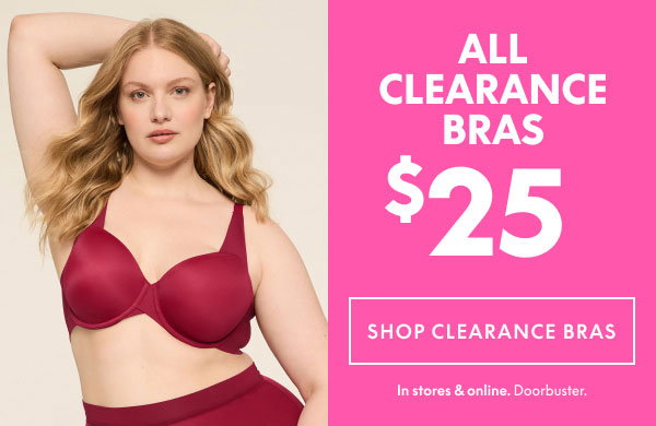Clearance Bras from $25