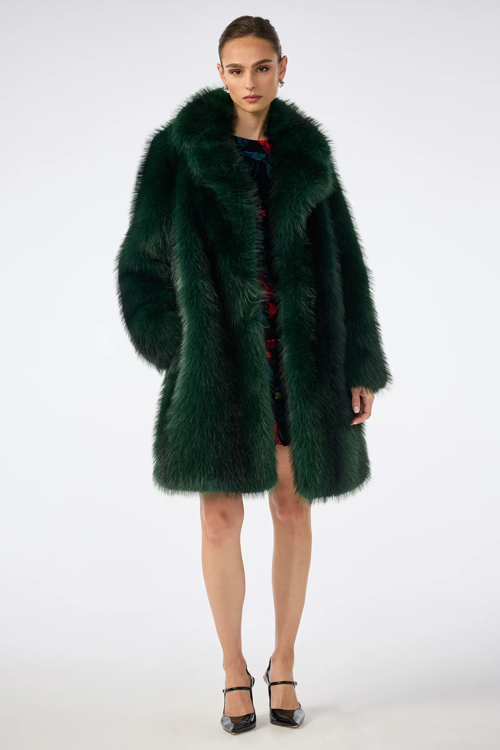 Image of Dayos Faux Fur Coat