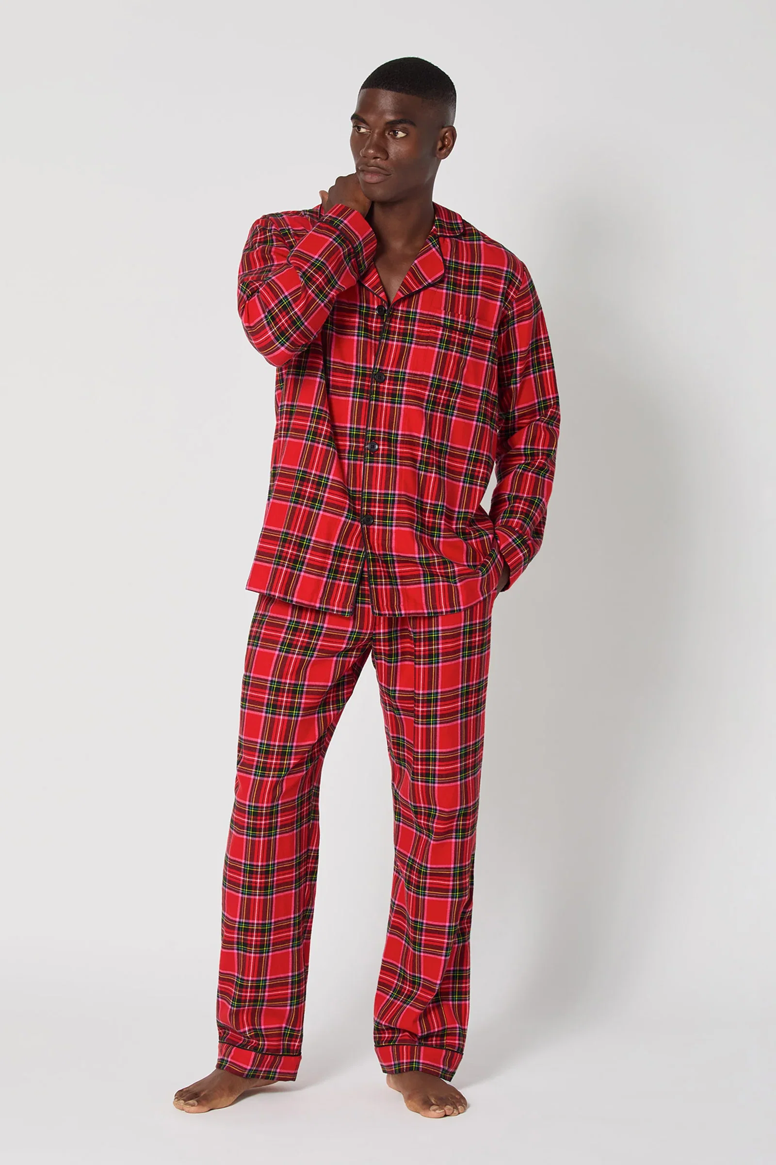 Image of Men's Classic PJ Set - Christmas Plaid
