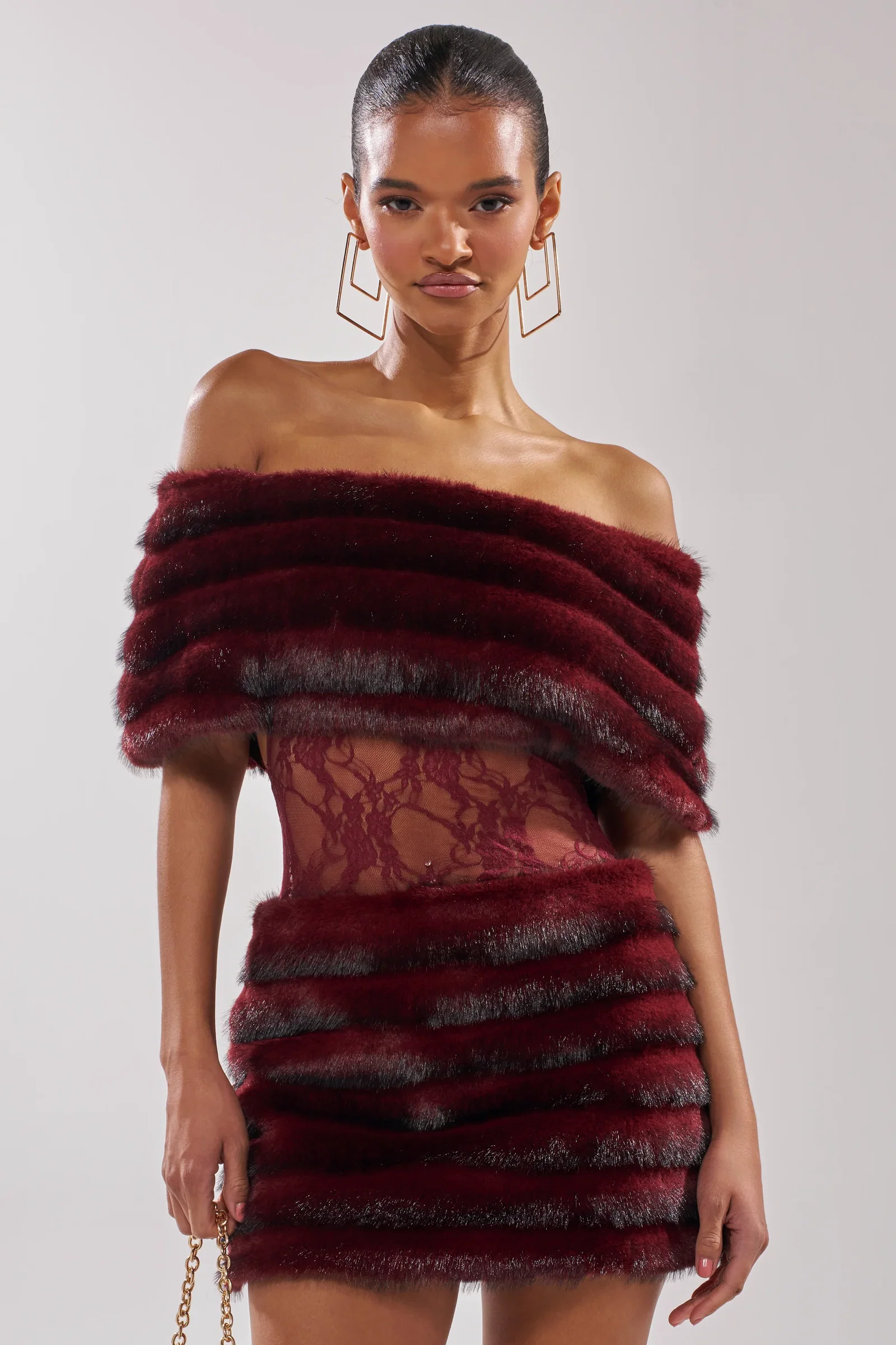 Image of SOFT CHERRY SLEEVELESS MINI DRESS