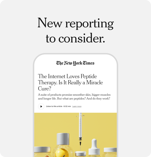 New reporting to consider.