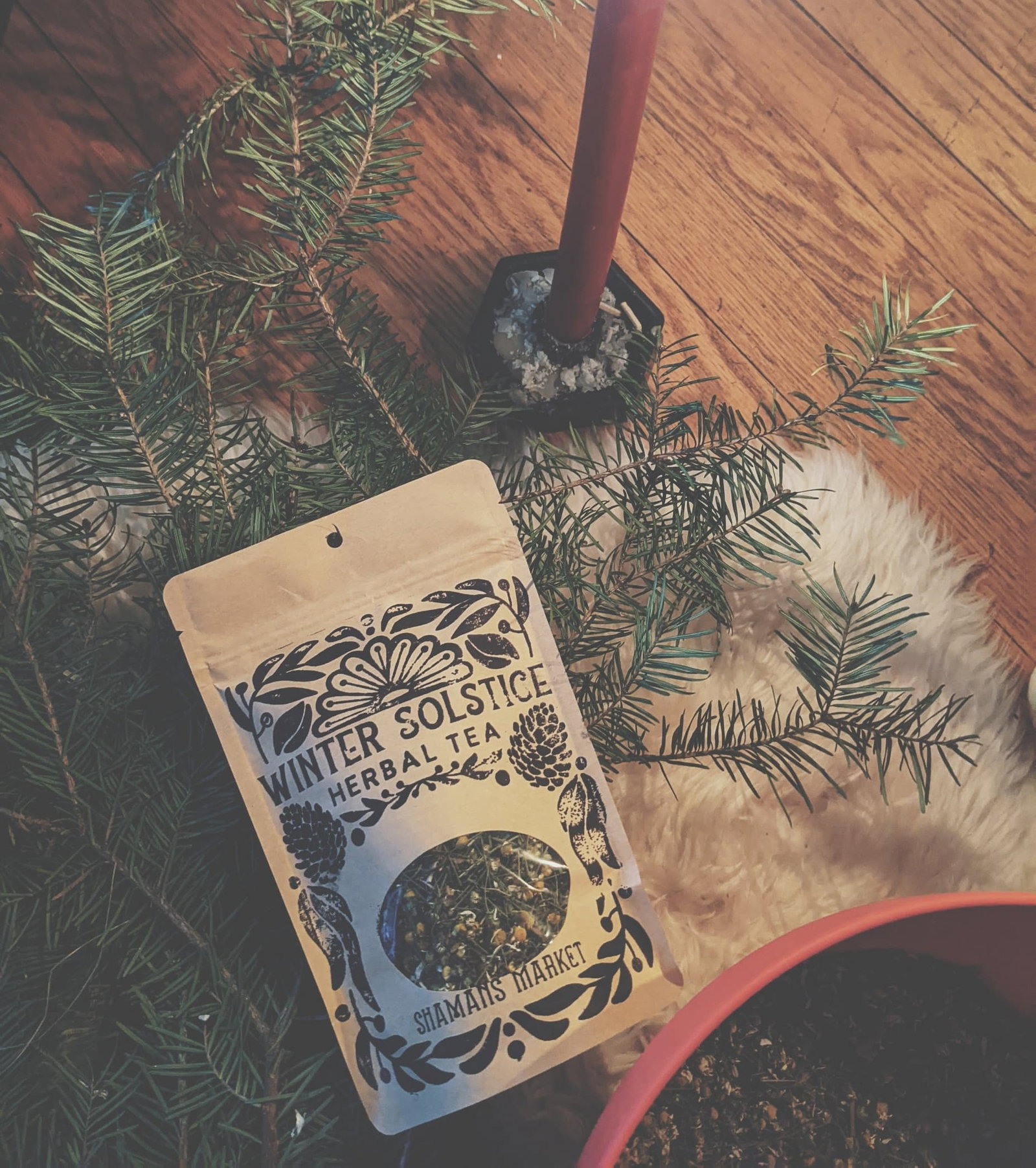 winter solstice herbal tea