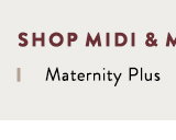 Shop Maternity Plus Midi & Maxi Dresses