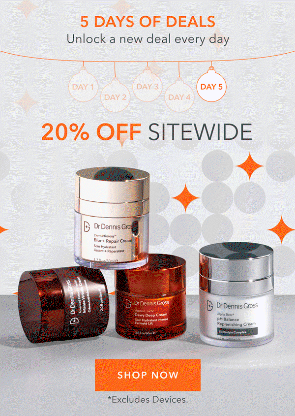 20% Off Sitewide Extended!
