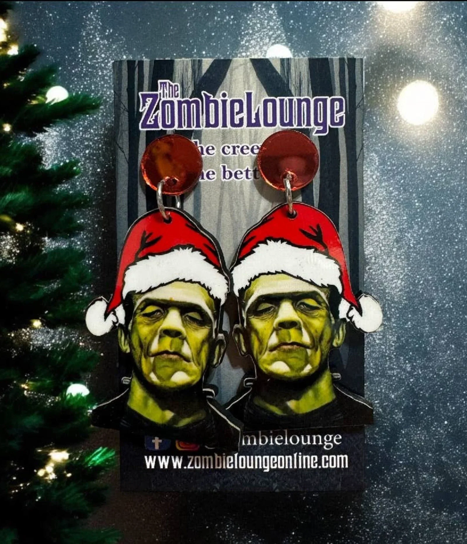 Image of Santa Frankenstein Earrings