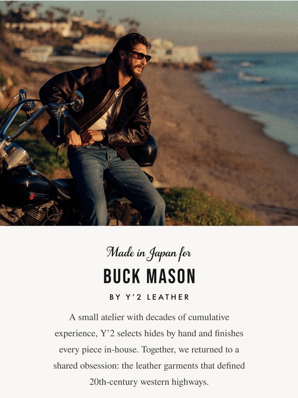 Buck Mason x Y'2
