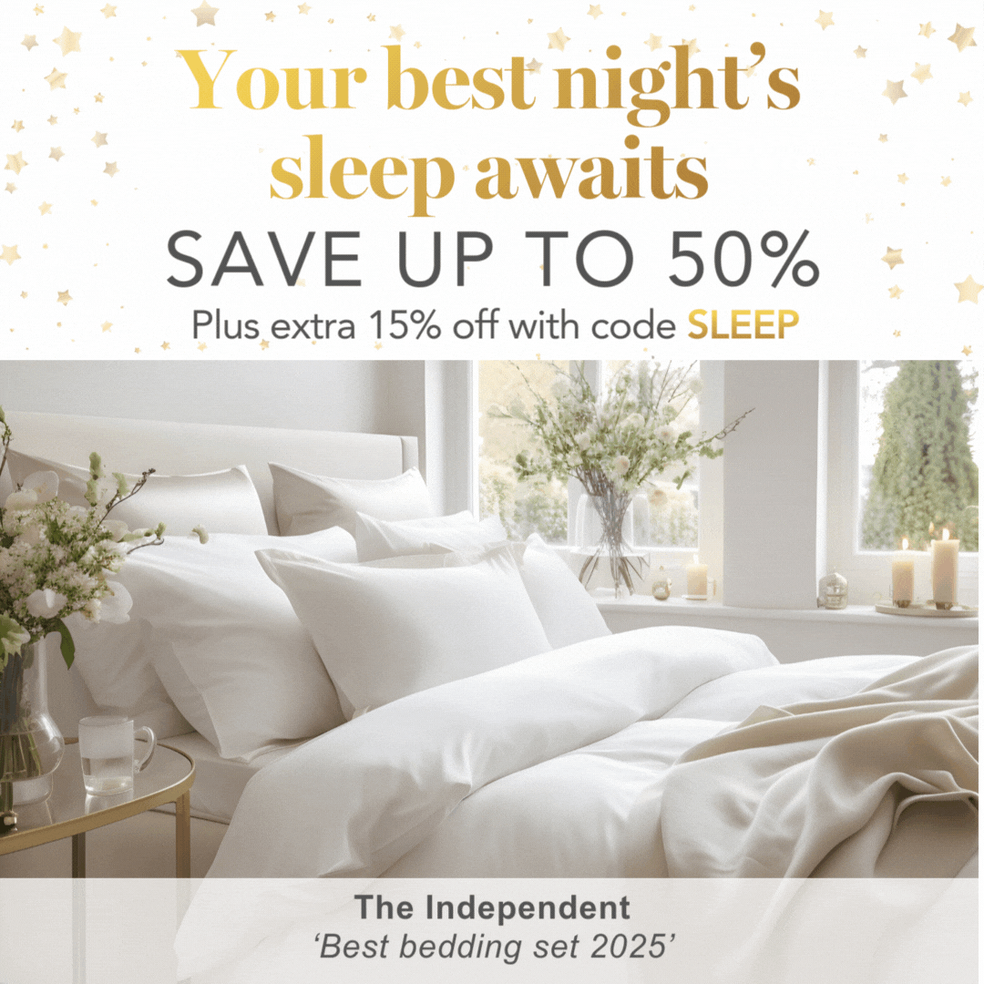 50% off bedding + extra 15% off