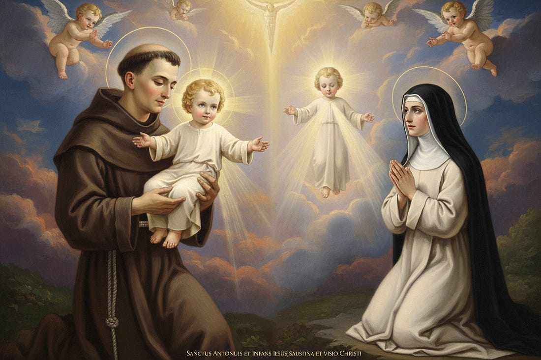 Saints Who Encountered the Child Jesus: From St. Anthony to St. Faustina