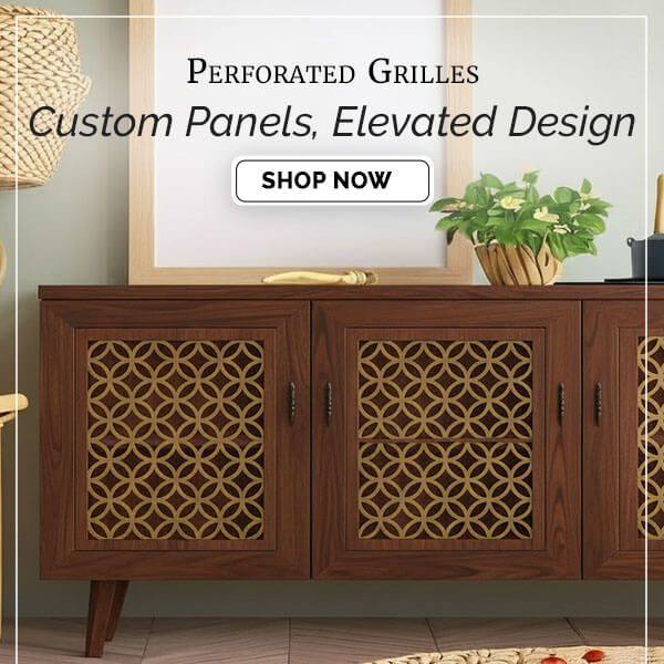 Custom Perforated Grilles Panes, Elevated Design