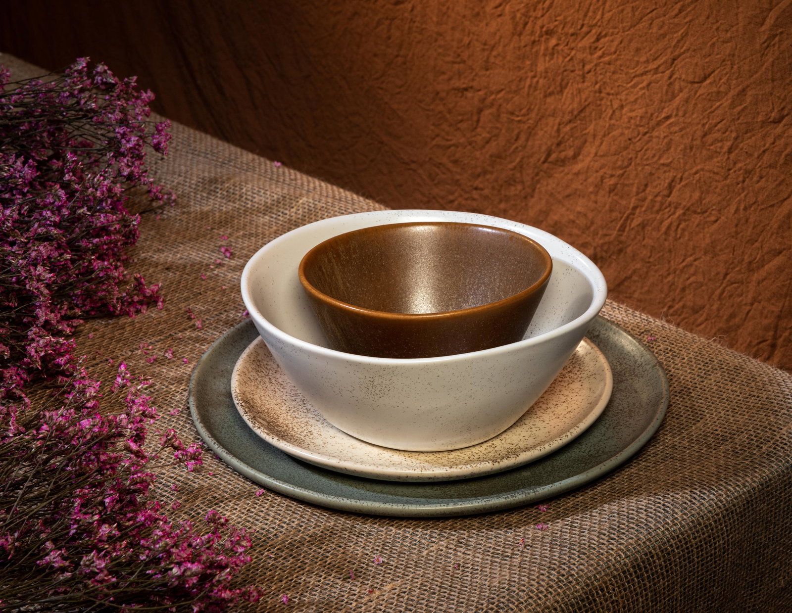 Image of Hestia Coupe 4 Piece Dinner Setting
