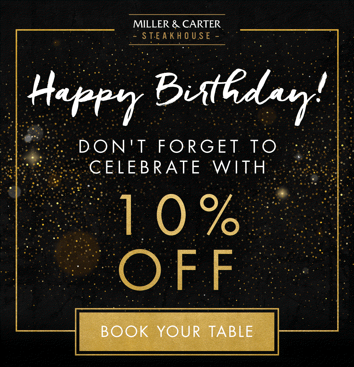 Happy Birthday! Celebrate with 10% off