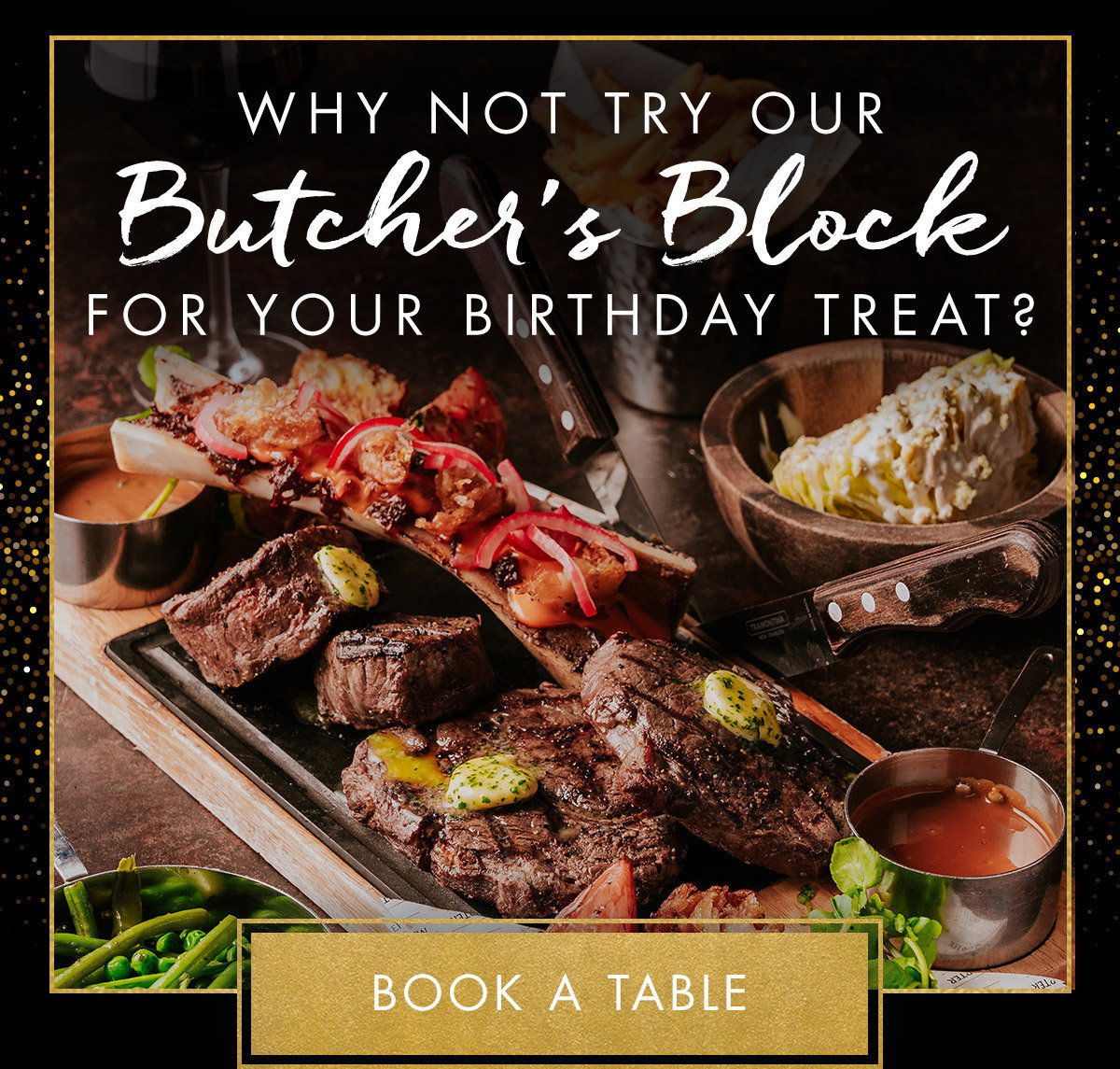 Why not try our Butcher's Block for your Birthday?