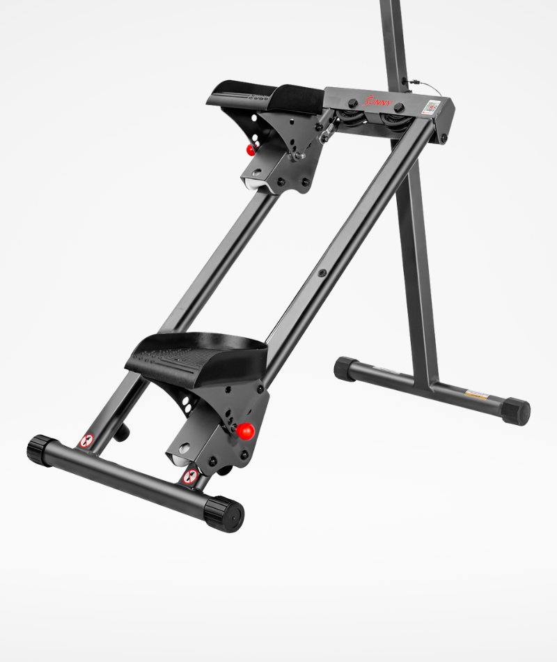 black foldable smart cardio step climber
