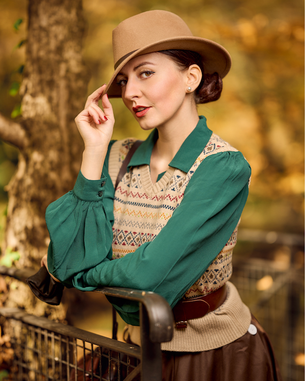 Women's Fair Isle Slipover by The Seamstress of Bloomsbury