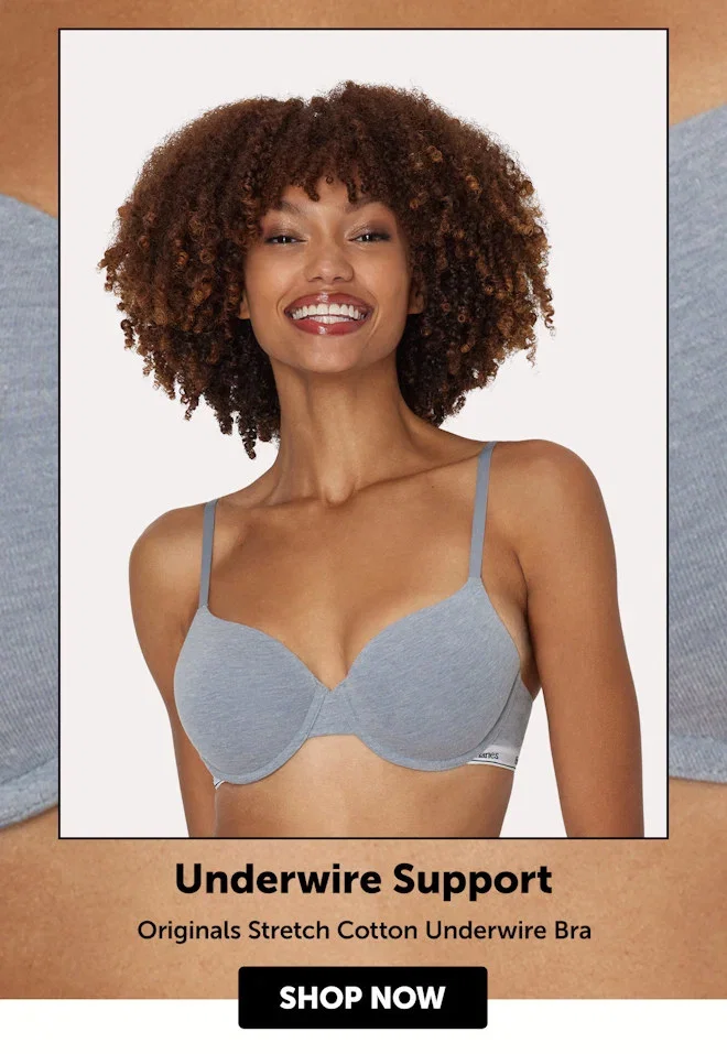 Originals Stretch Cotton Underwire Bra