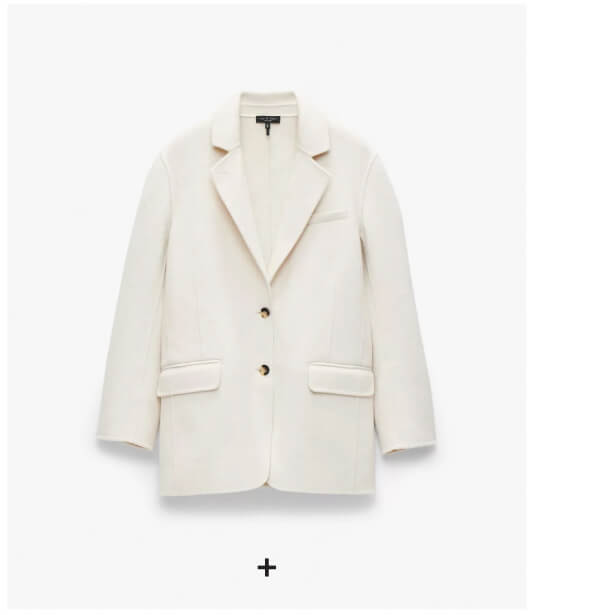Shop Zoe Double-Face Wool Blazer