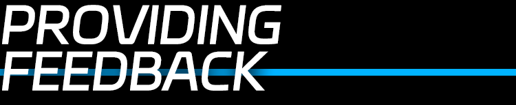 Providing feedback